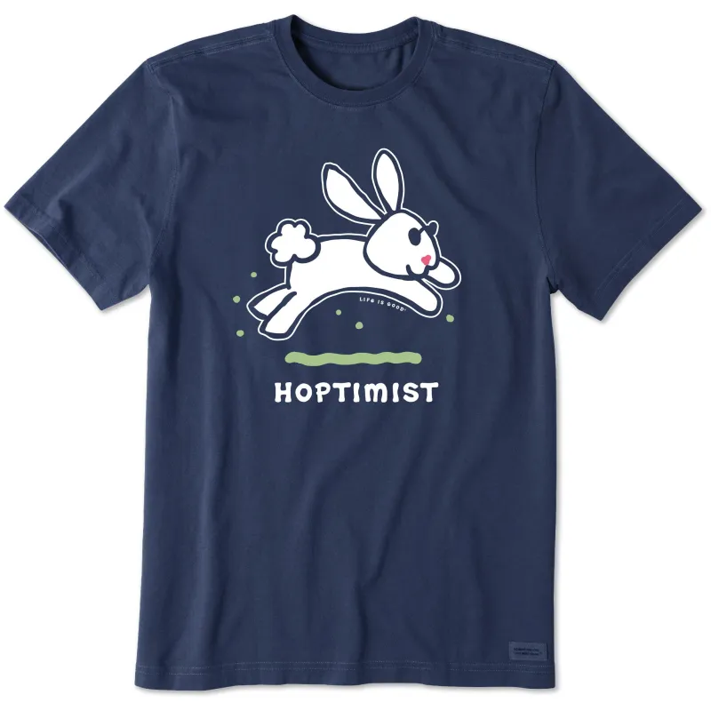 Men's Hoptimist Bunny Short Sleeve Tee made by Life is Good