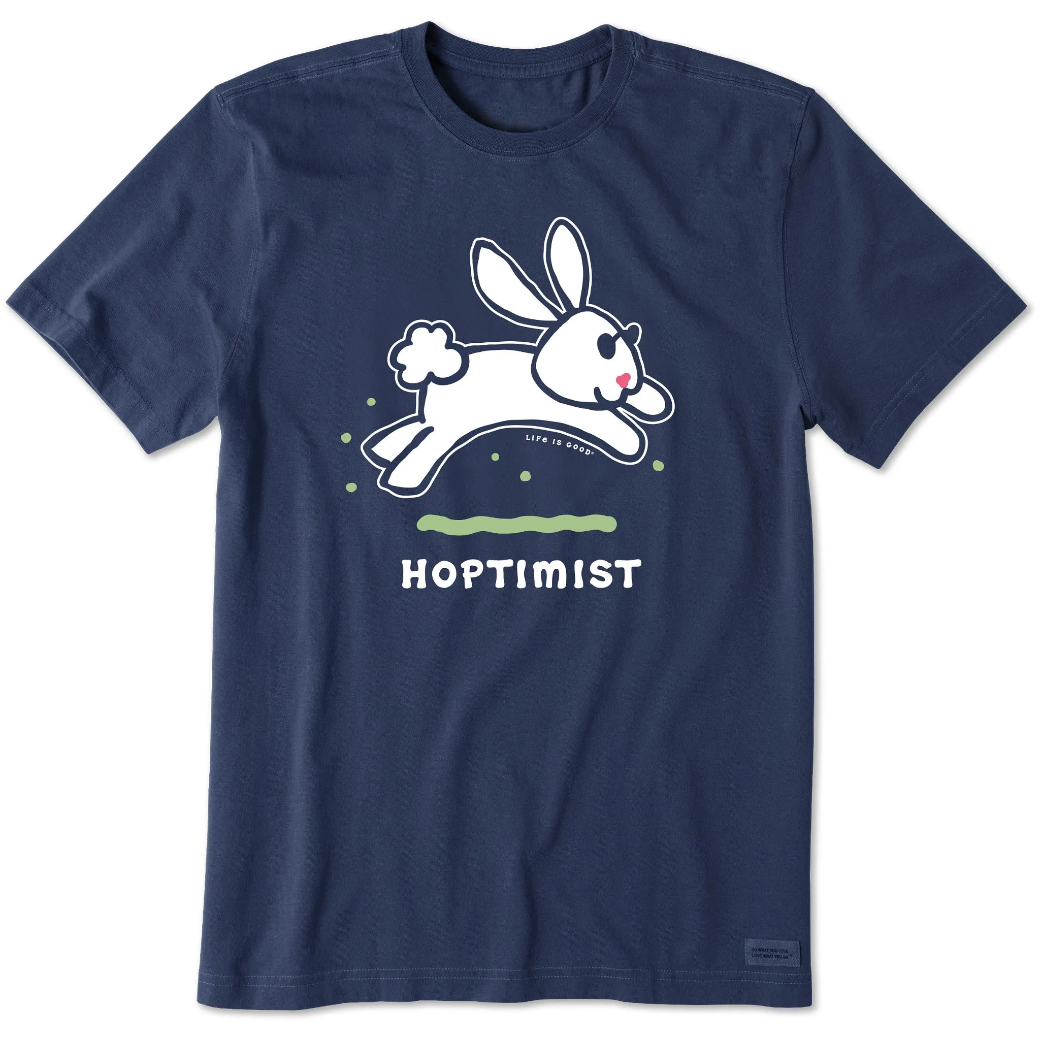 Men's Hoptimist Bunny Short Sleeve Tee sold by Life is Good