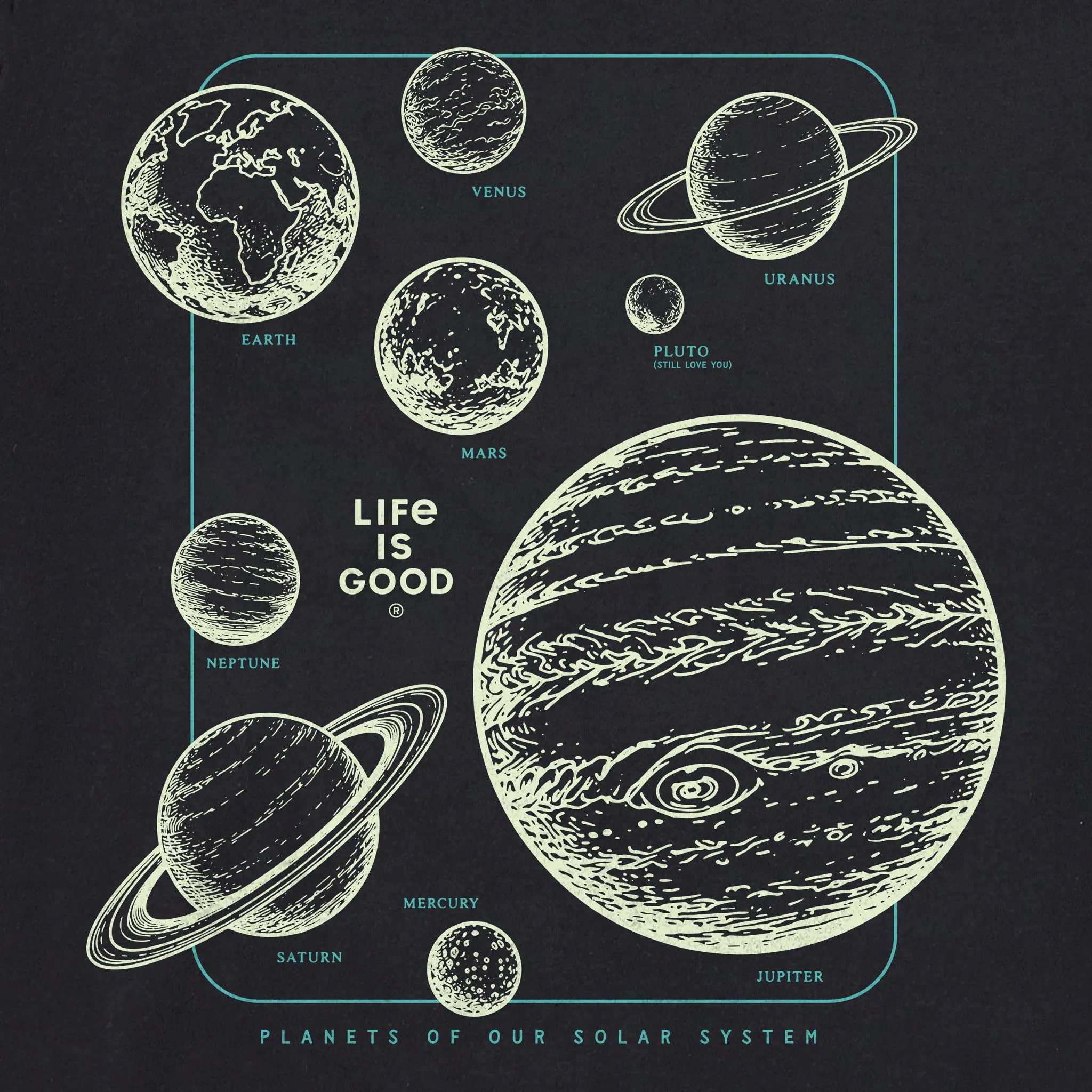 Women's Planets Short Sleeve Tee sold by Life is Good product image thumbnail 2