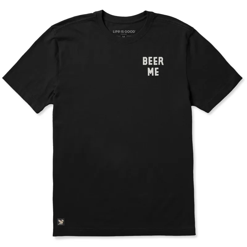 Men's Beer Me Text Short Sleeve Tee made by Life is Good