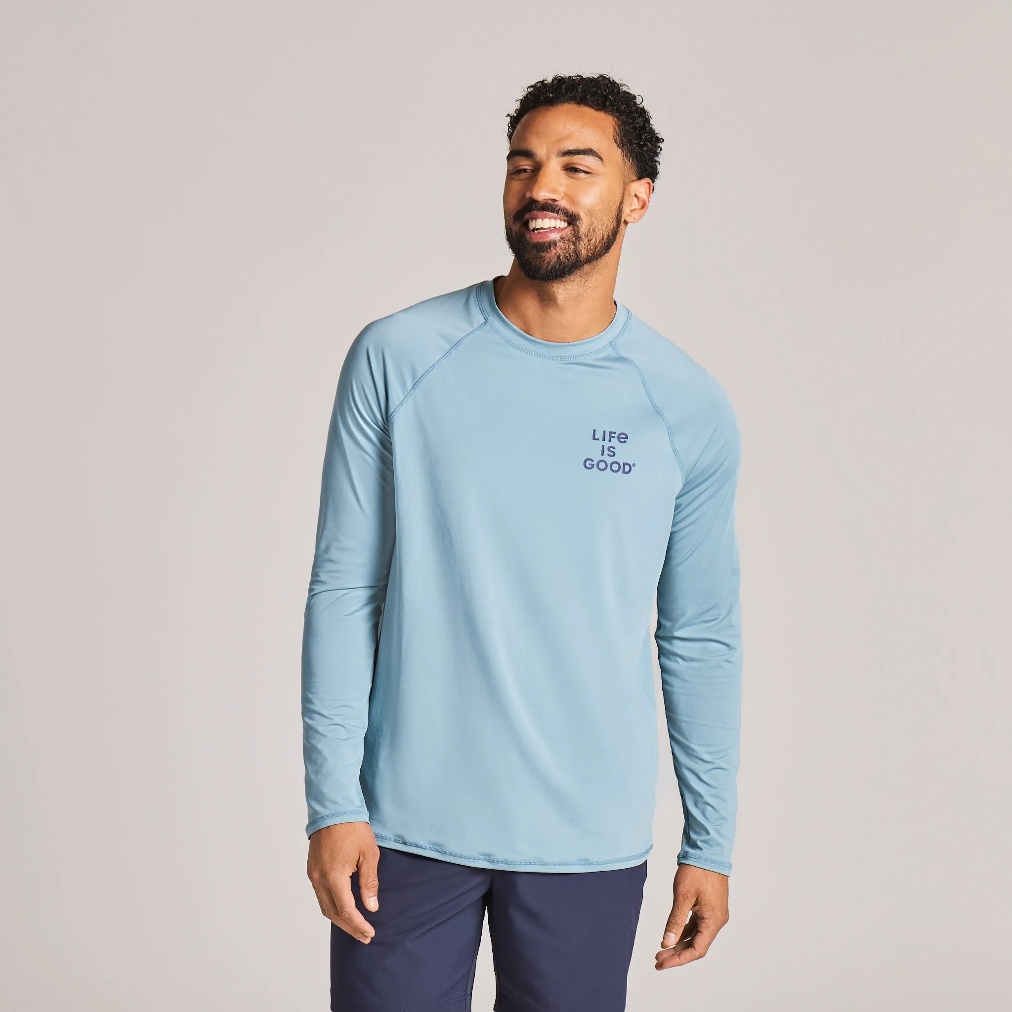 Men's Mountain Sunrise Long Sleeve Rashguard sold by Life is Good product image thumbnail 4