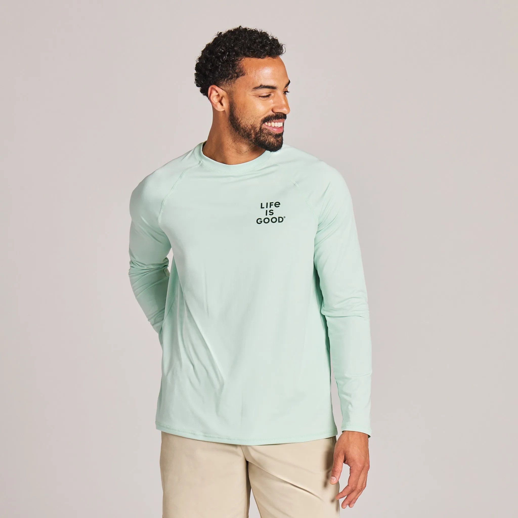 Men's Take It Outside Long Sleeve Rashguard sold by Life is Good product image thumbnail 4