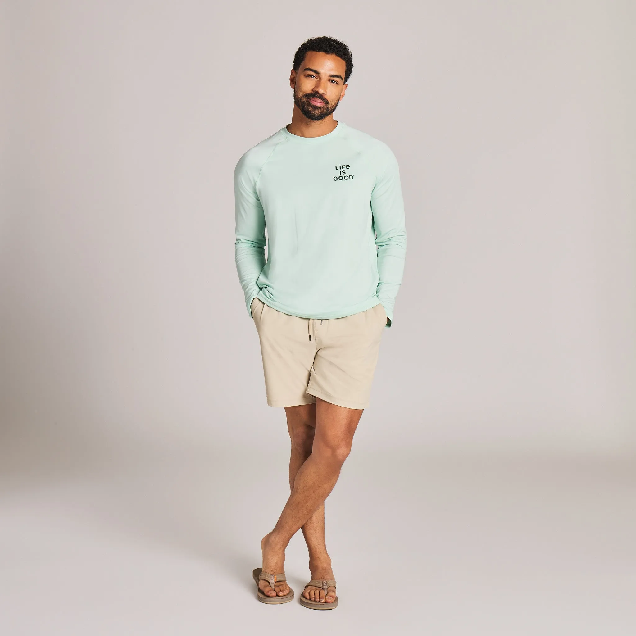 Men's Take It Outside Long Sleeve Rashguard sold by Life is Good product image thumbnail 3