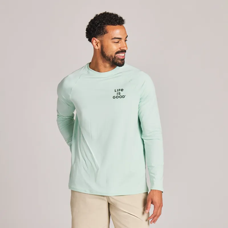 Men's Take It Outside  Long Sleeve Rashguard made by Life is Good