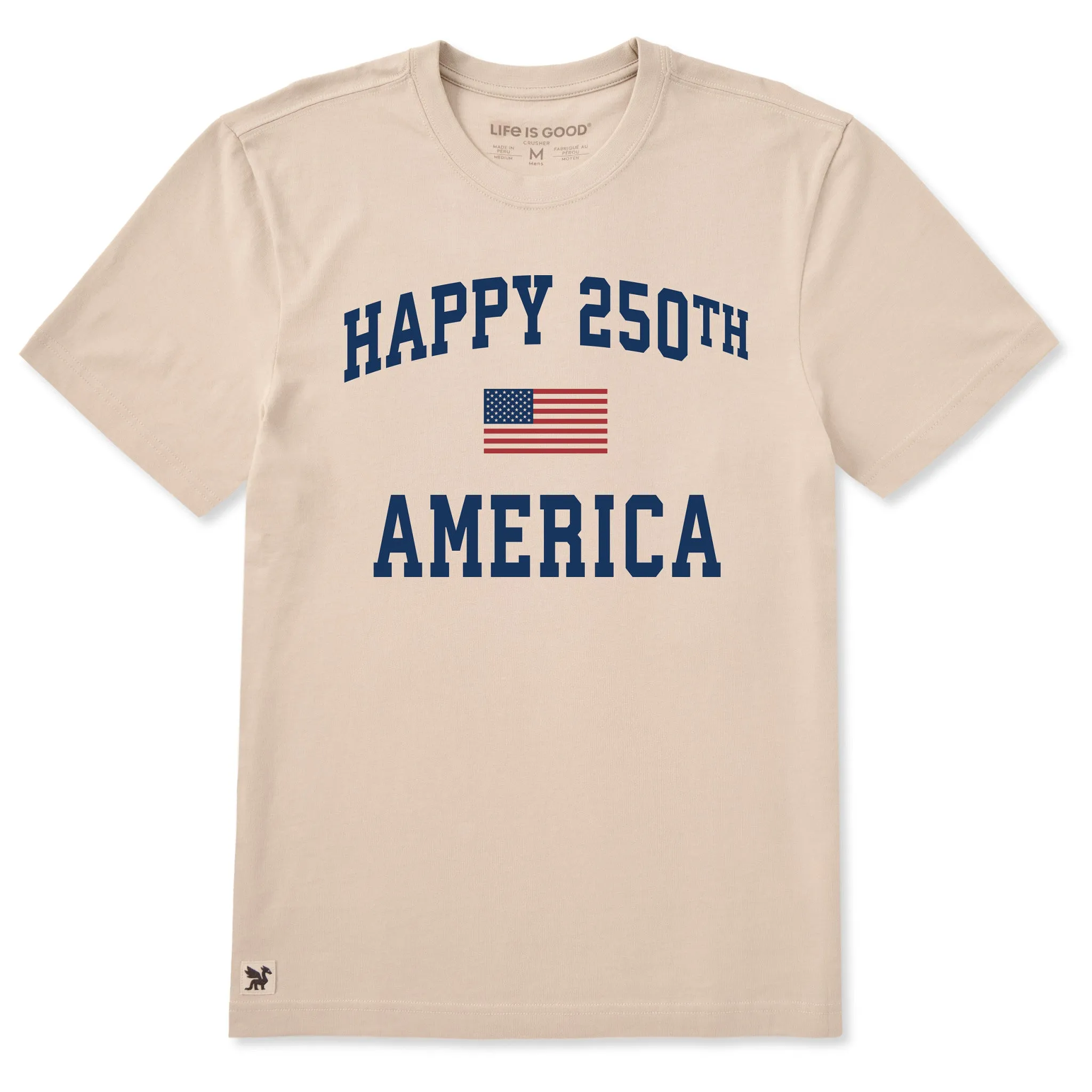 Men's Happy 250th Arch Short Sleeve Tee sold by Life is Good