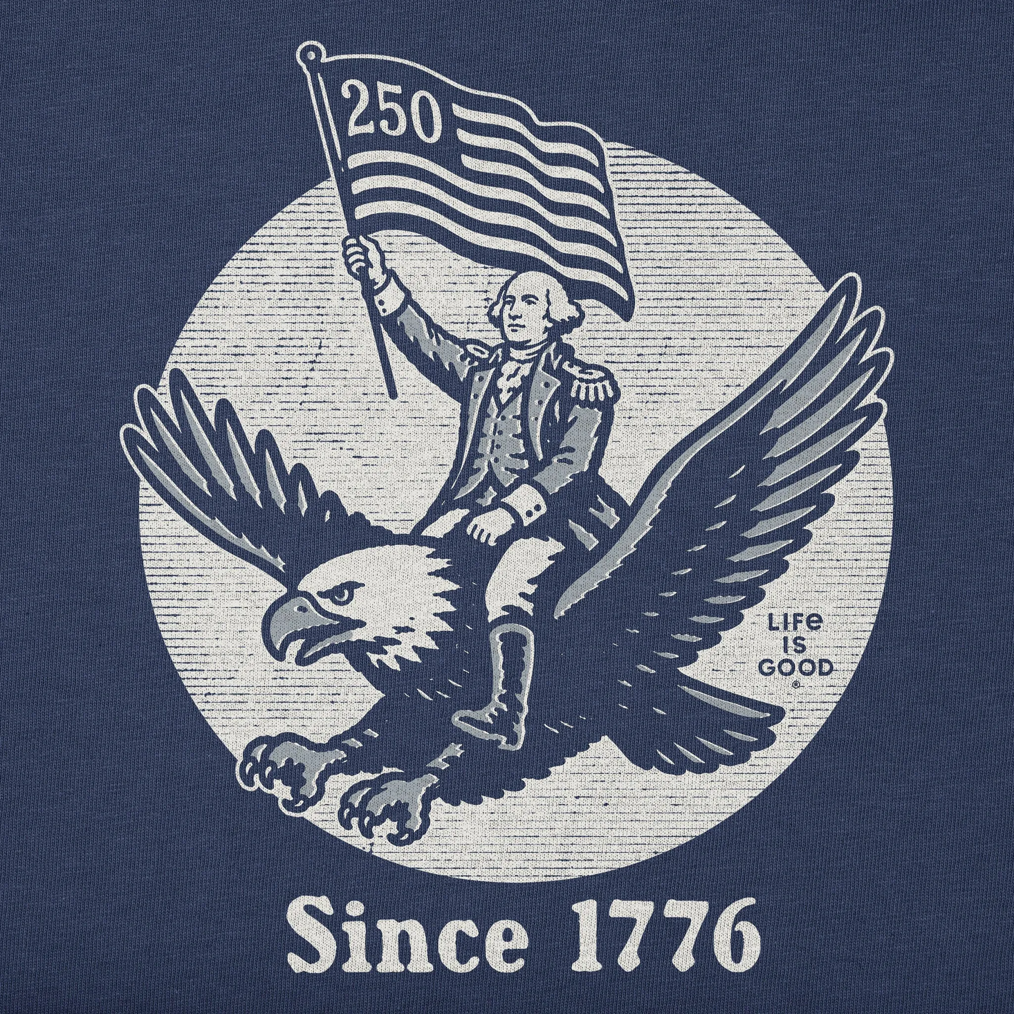 Women's George Washington Eagle Short Sleeve Tee sold by Life is Good product image thumbnail 4