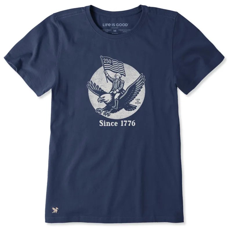 Women's George Washington Eagle Short Sleeve Tee made by Life is Good
