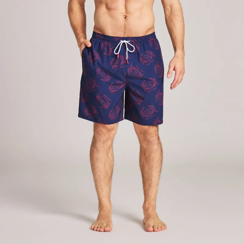Men's Americana Crab Swim Trunk made by Life is Good