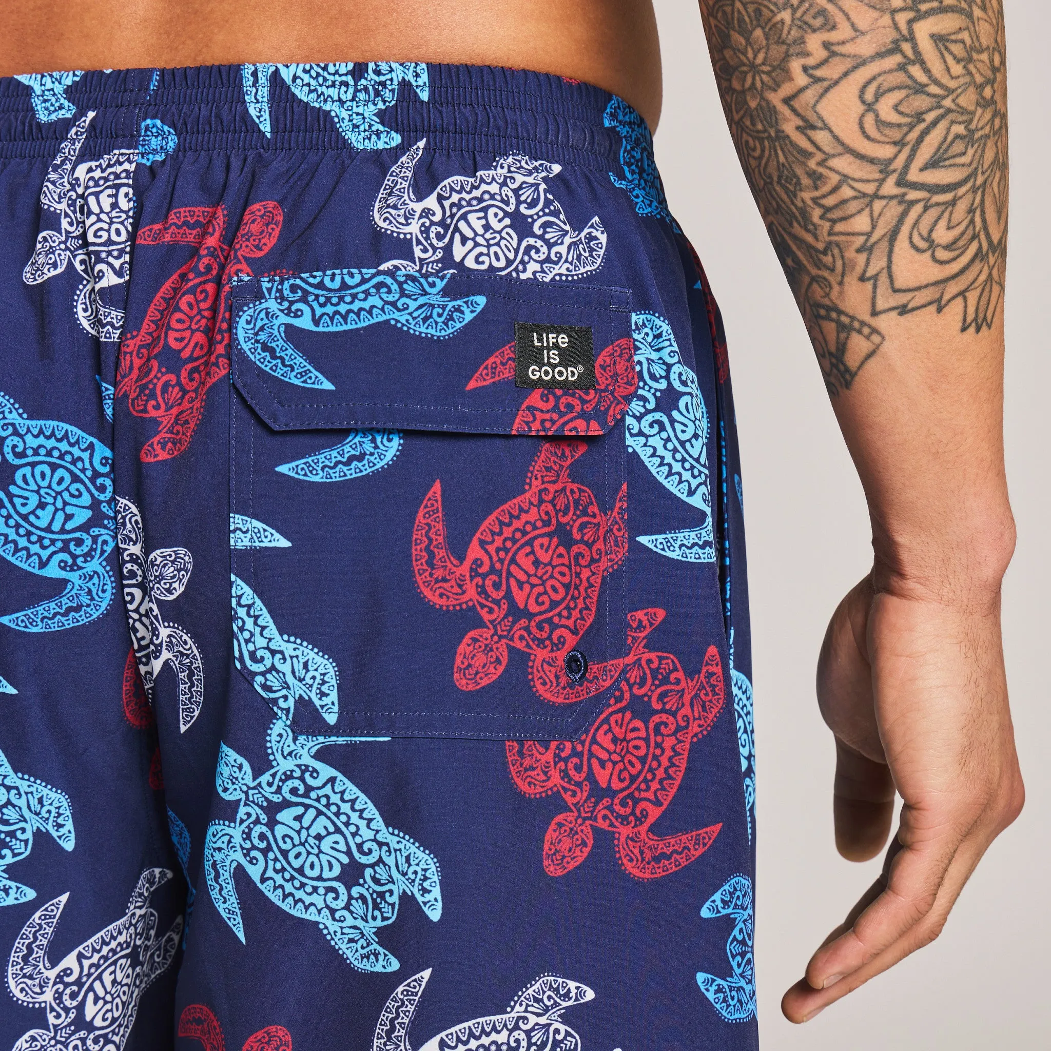 Men's Americana Turtle Swim Trunk sold by Life is Good product image thumbnail 5