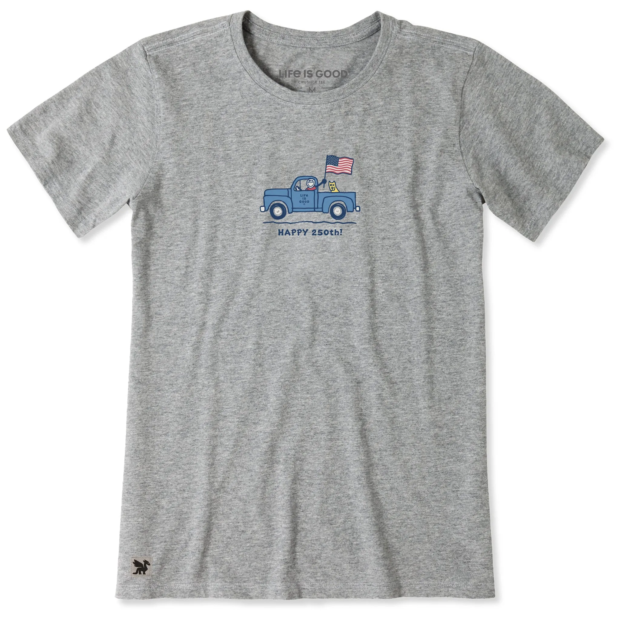 Women's Happy 250th Jake Truck Short Sleeve Tee sold by Life is Good product image thumbnail 3