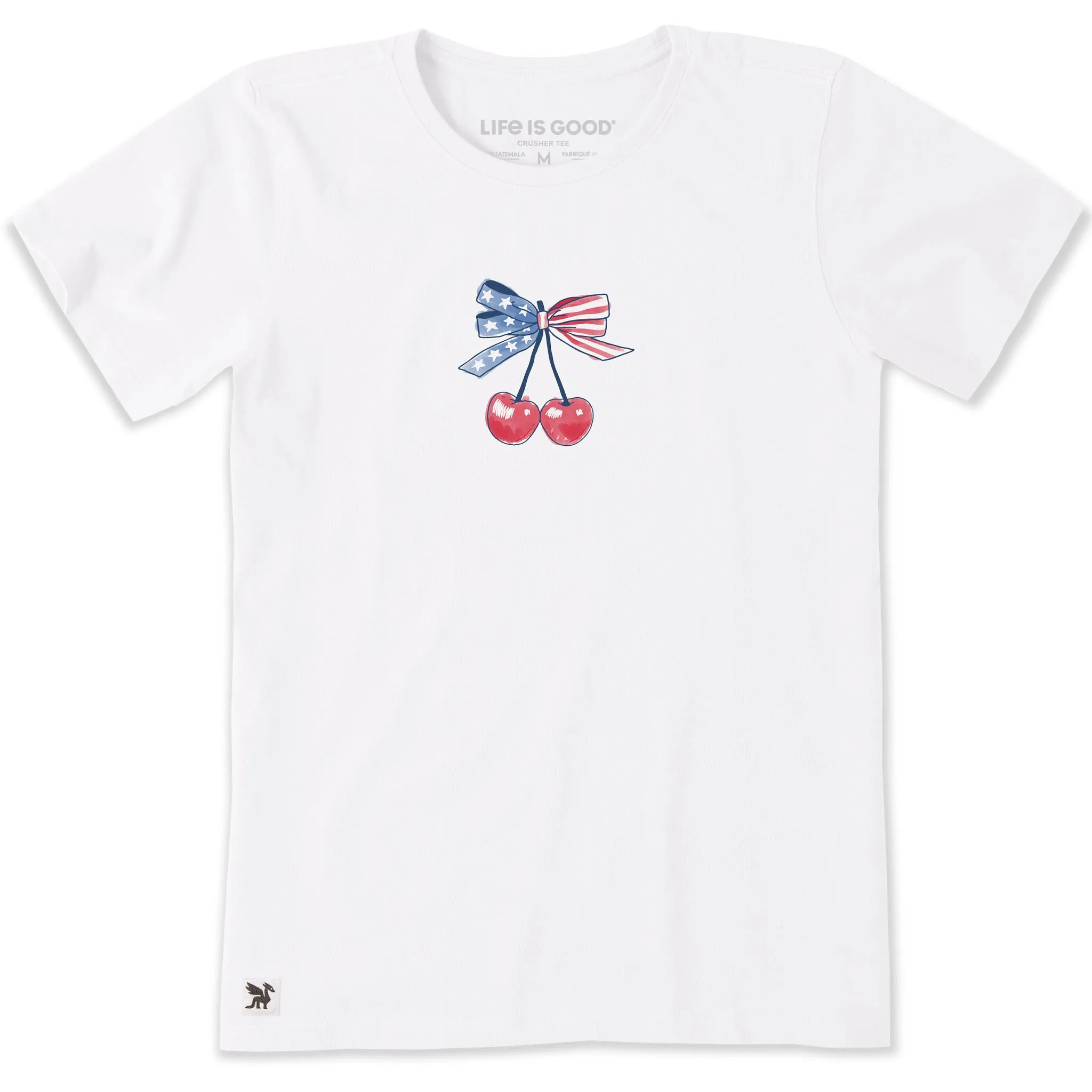 Women's USA Cherries Short Sleeve Tee sold by Life is Good product image thumbnail 3
