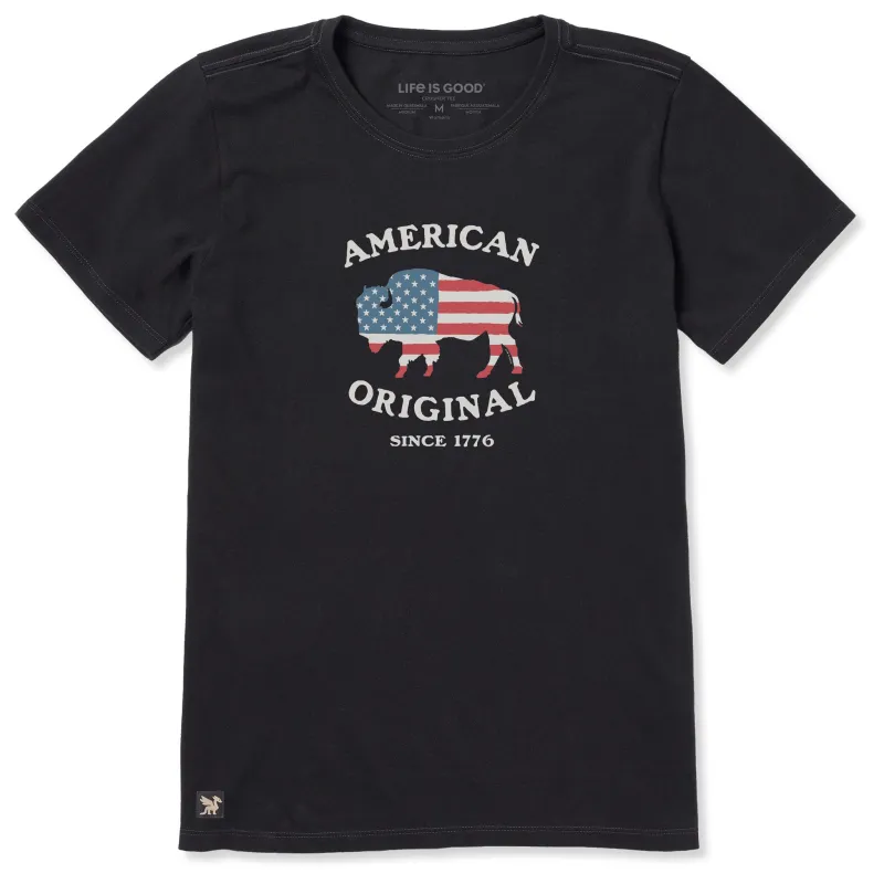 Women's American Original Bison Short Sleeve Tee made by Life is Good