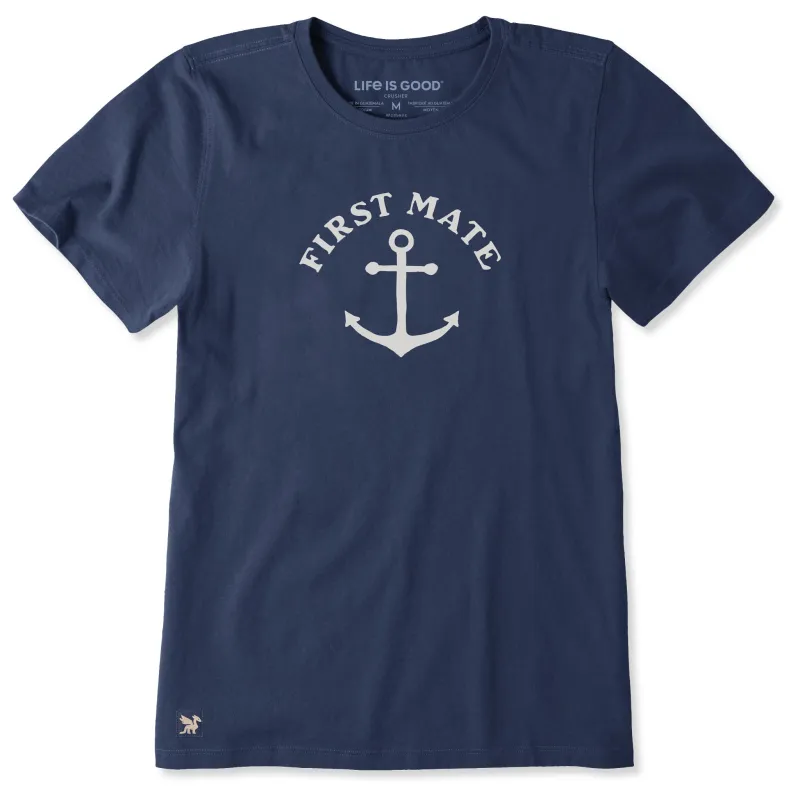 Women's First Mate Anchor Short Sleeve Tee made by Life is Good
