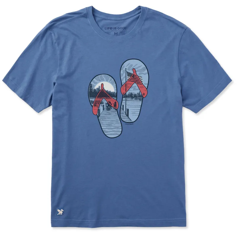 Men's Lake Flops Short Sleeve Tee made by Life is Good