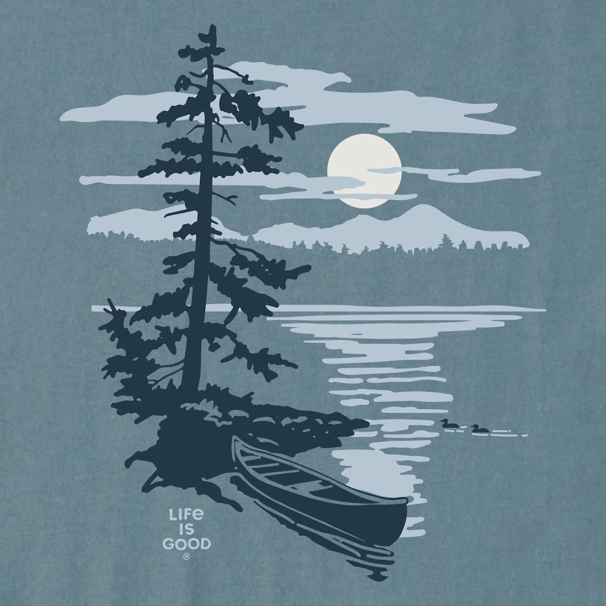 Men's Boat on Shore Short Sleeve Crusher Tee sold by Life is Good product image thumbnail 2