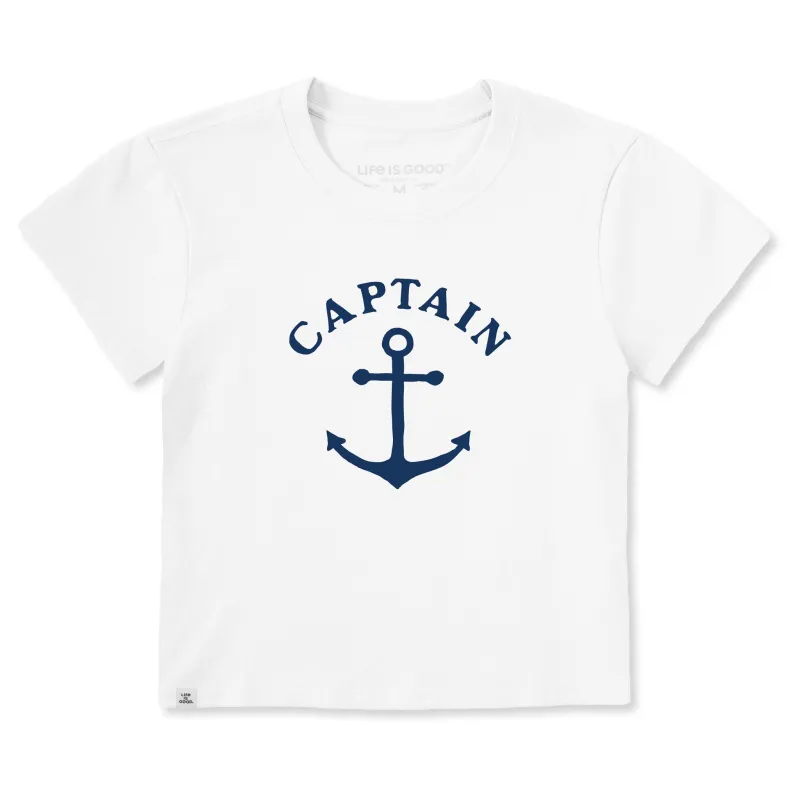 Women's Captain Anchor Crusher-LITE Shrunken Tee made by Life is Good