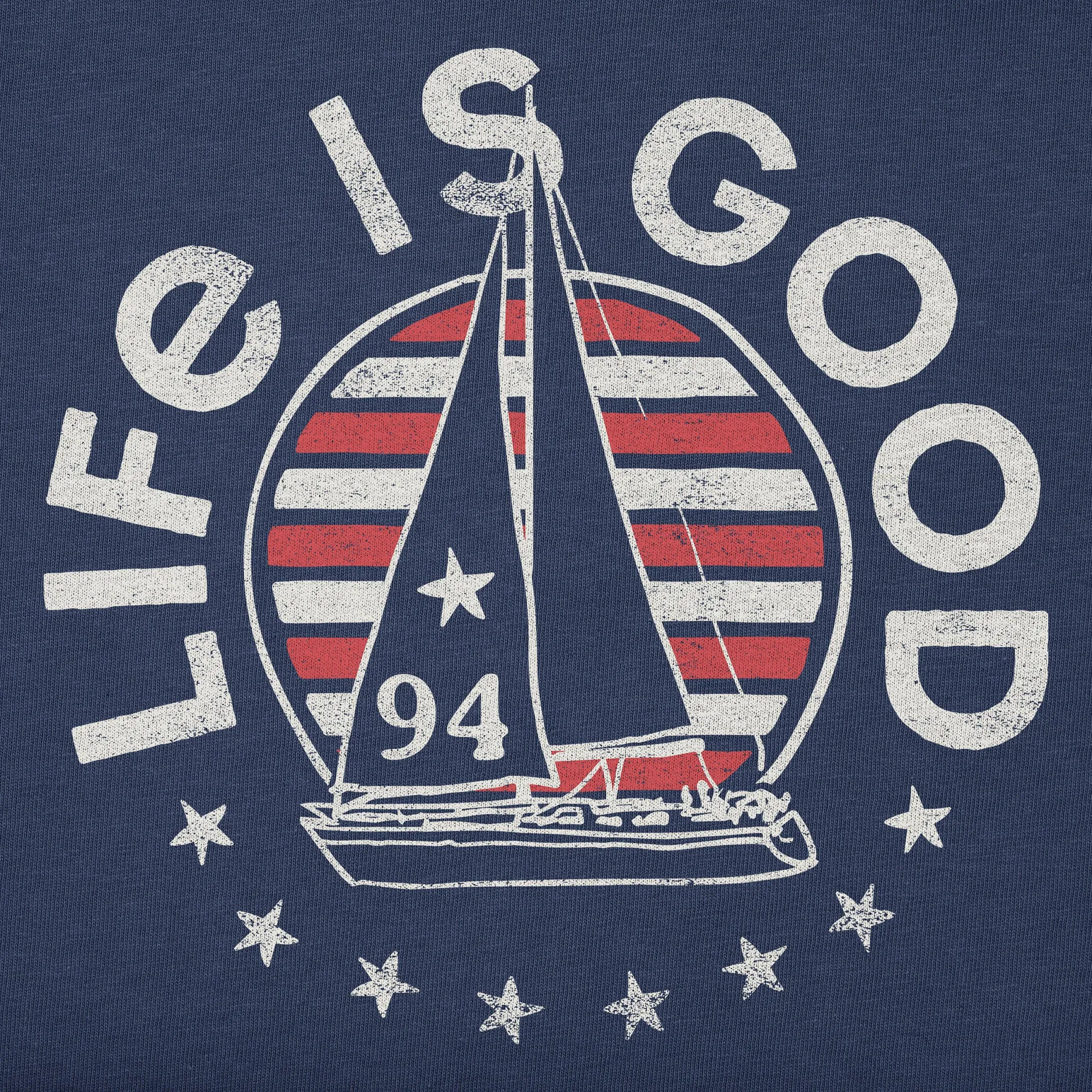 Women's American Sailboat Short Sleeve Tee sold by Life is Good product image thumbnail 2