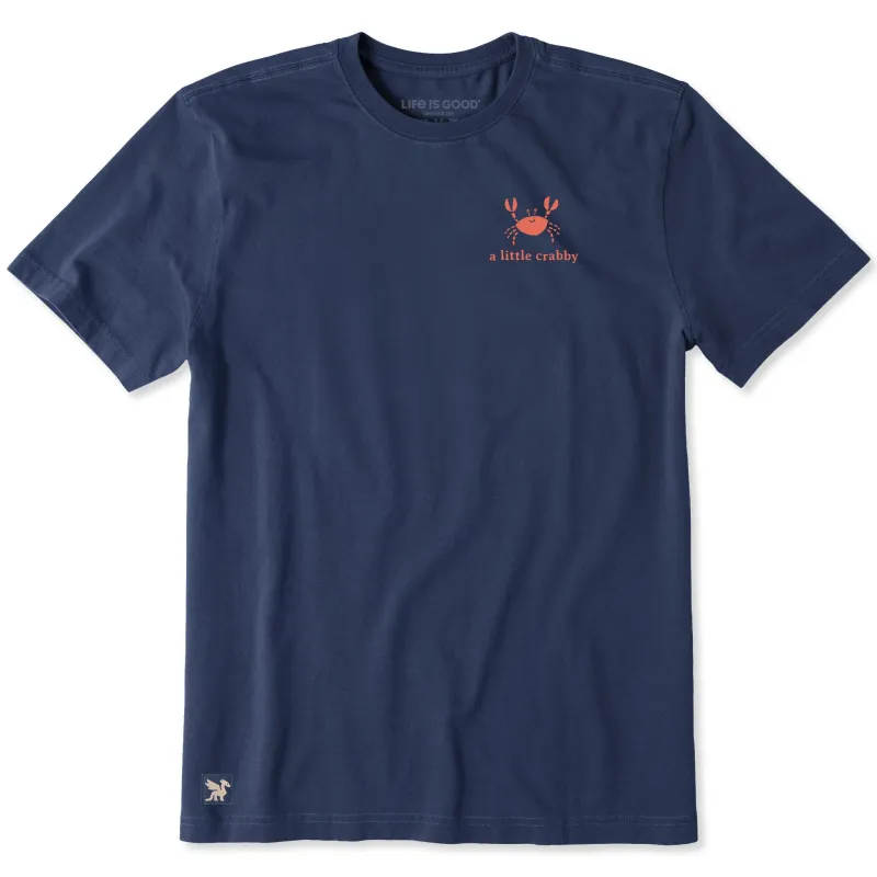 Men's A Little Crabby Short Sleeve Tee made by Life is Good