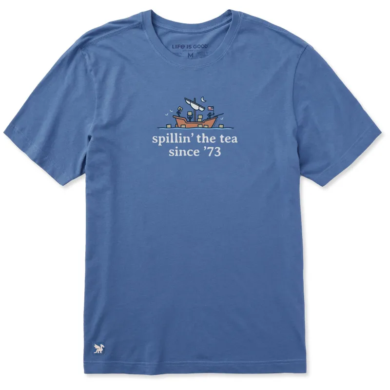 Men's Spillin' the Tea Since '73 Short Sleeve Tee made by Life is Good