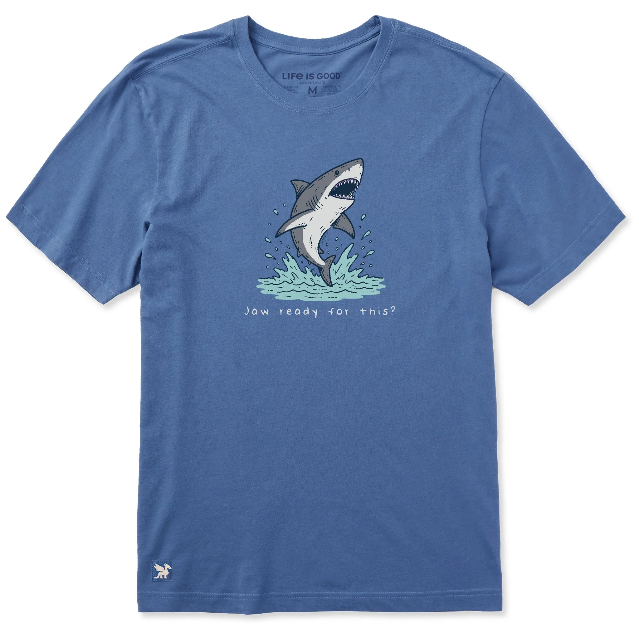 Men's Jaw Ready For This? Short Sleeve Tee sold by Life is Good product image thumbnail 3