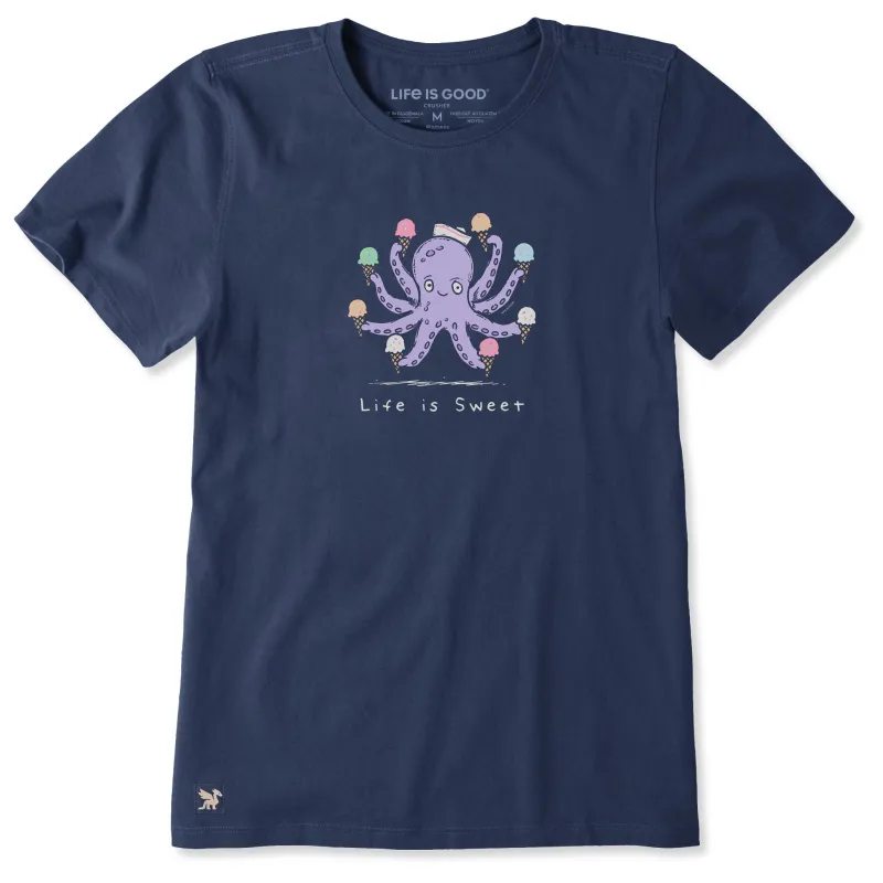 Women's Life is Sweet Octopus Short Sleeve Tee made by Life is Good