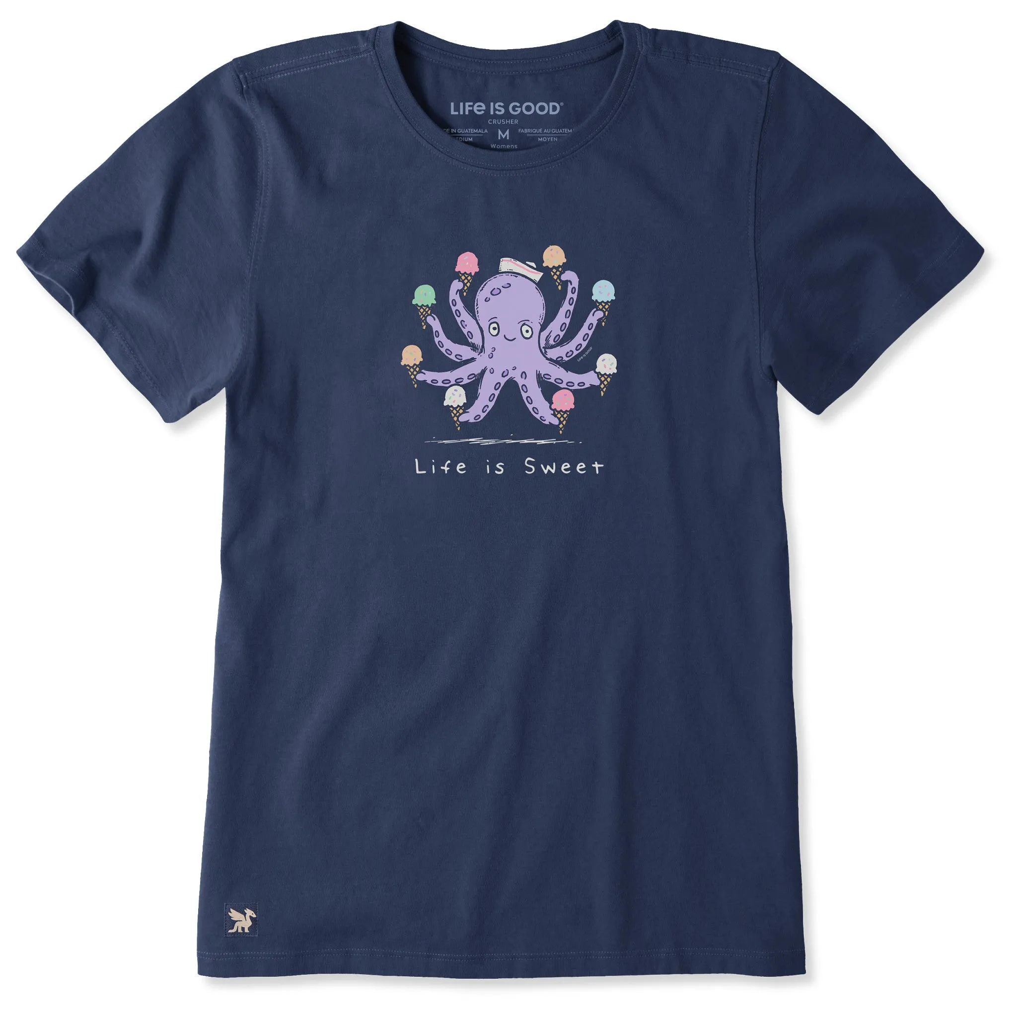 Women's Life is Sweet Octopus Short Sleeve Tee sold by Life is Good