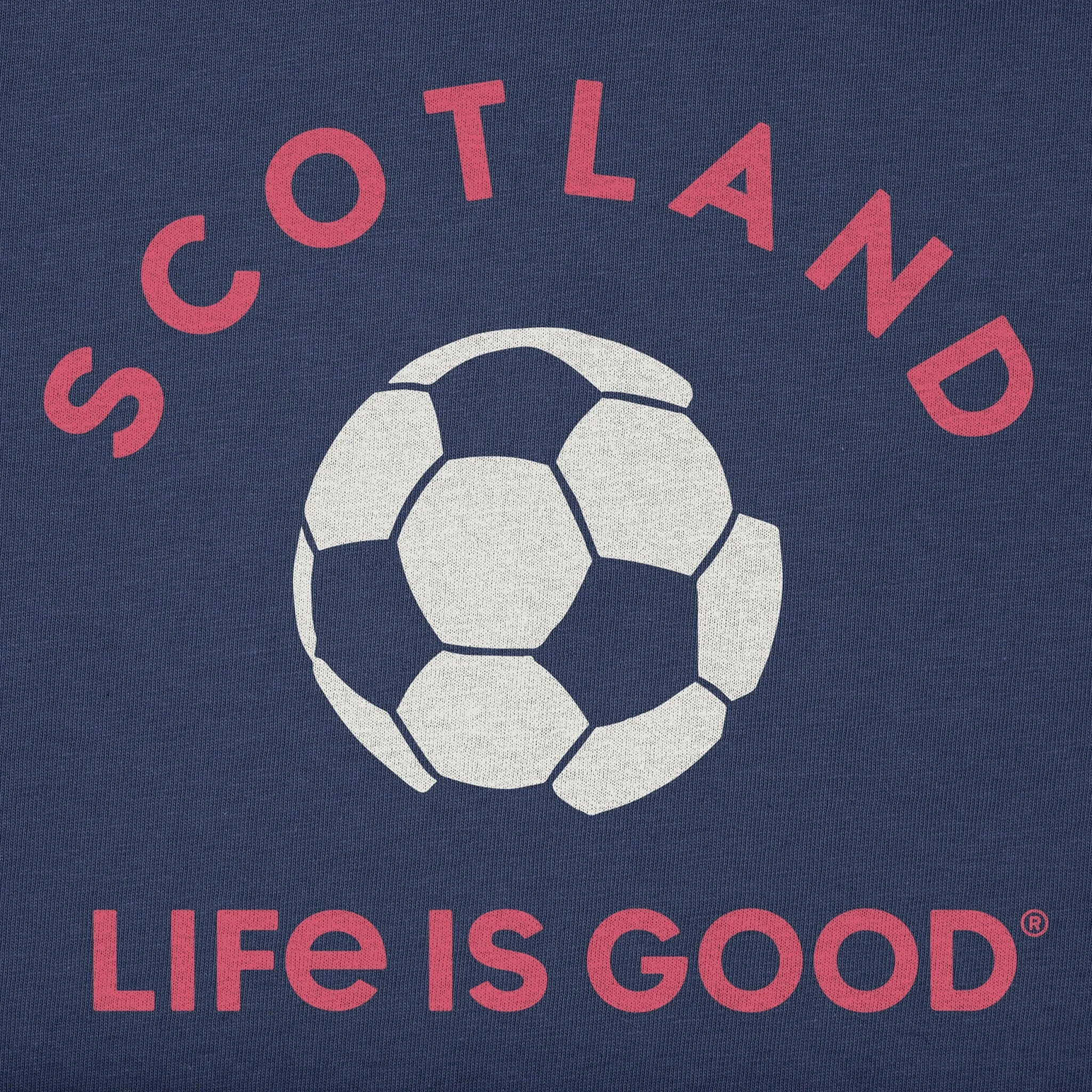 Women's Scotland Soccer Life is Good Short Sleeve Tee sold by Life is Good product image thumbnail 4