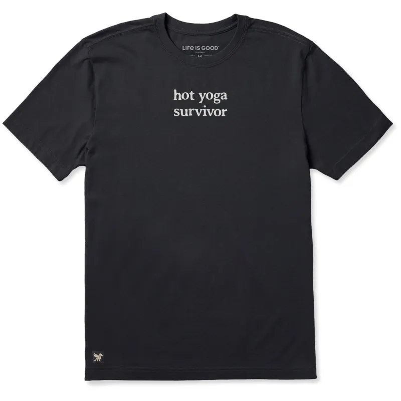 Men's Hot Yoga Survivor Short Sleeve Tee made by Life is Good
