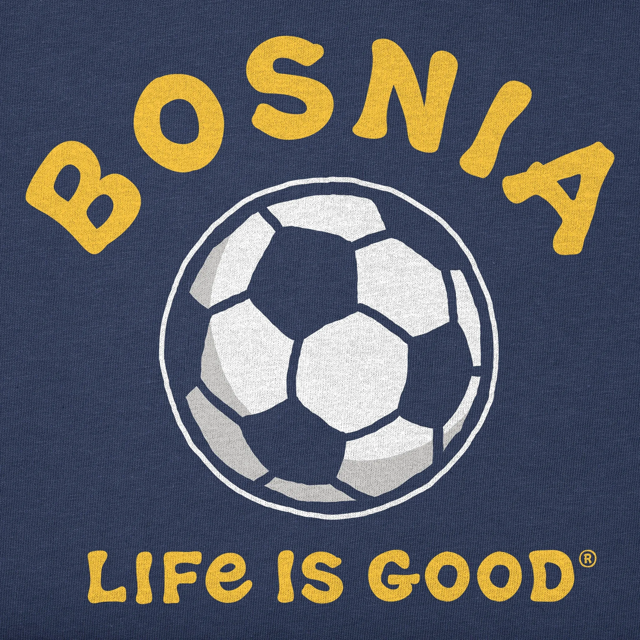 Men's Bosnia Life is Good Short Sleeve Tee sold by Life is Good product image thumbnail 4