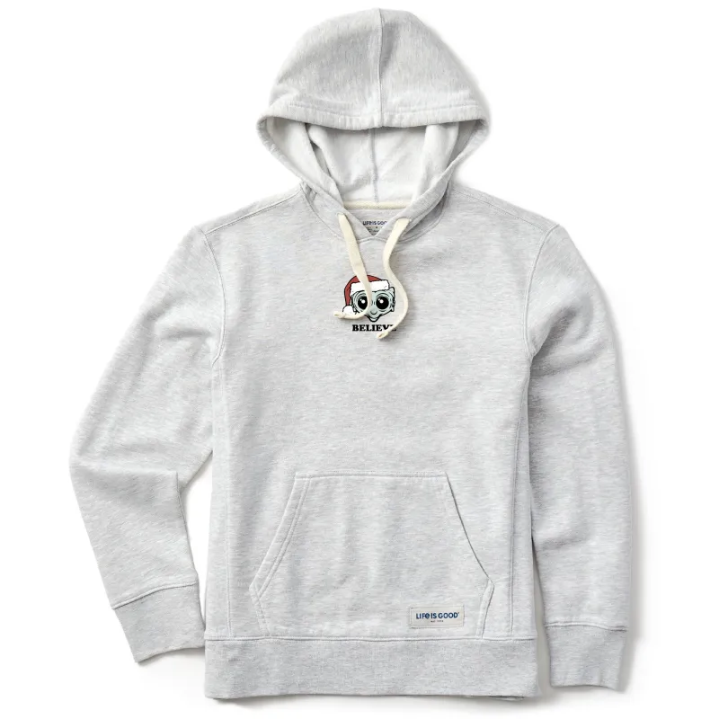 Women's Mini Believe in Aliens Simply True Fleece Hoodie made by Life is Good