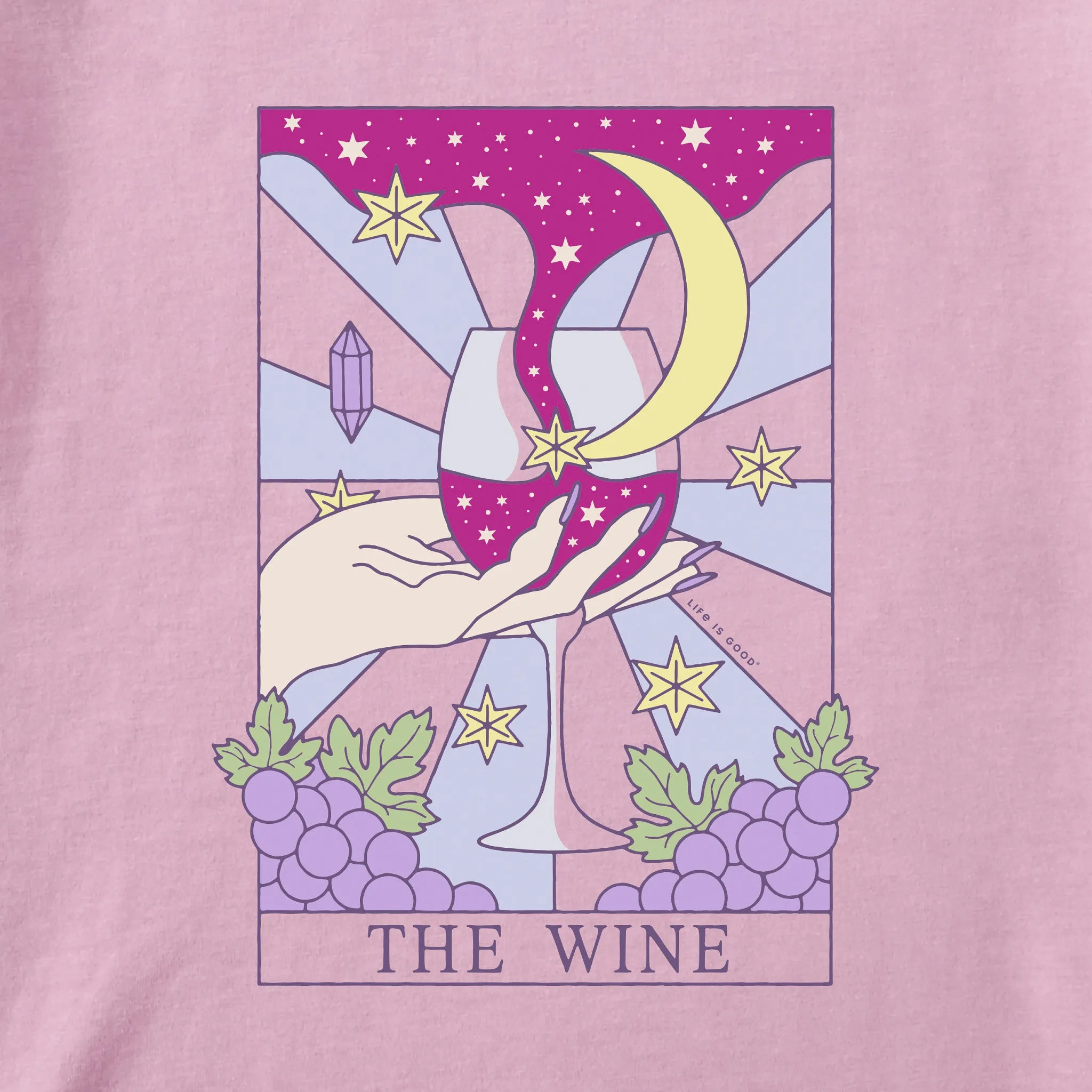 Women's The Wine Tarot Short Sleeve Tee sold by Life is Good product image thumbnail 2