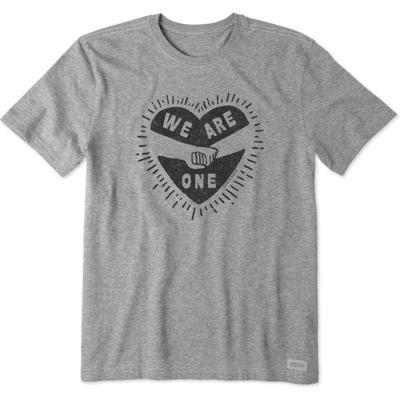 Men's We Are One Holding Hands Short Sleeve Tee made by Life is Good