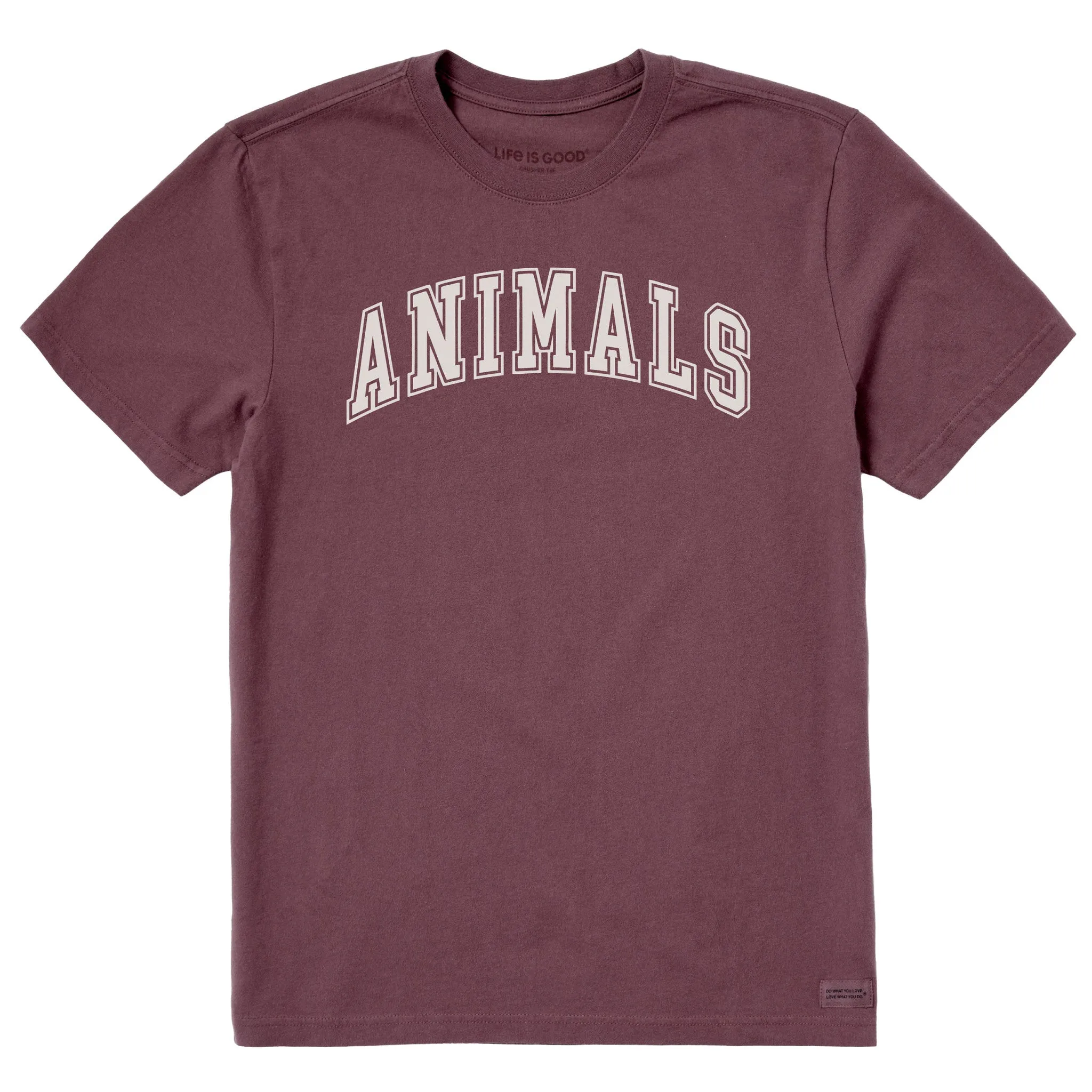 Men's Animals Athletic Arch Short Sleeve Crusher Tee sold by Life is Good