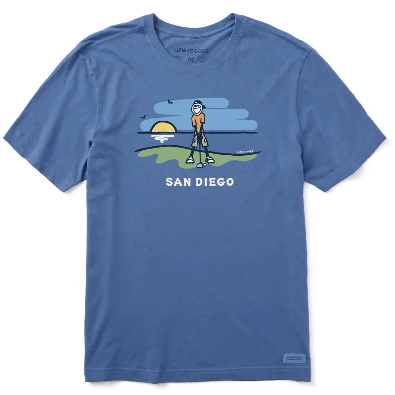 Men's Shoreline Golf San Diego Short Sleeve Crusher-LITE Tee made by Life is Good