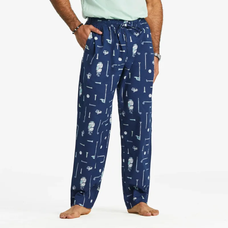Men's Golf More Pattern Classic Sleep Pant made by Life is Good
