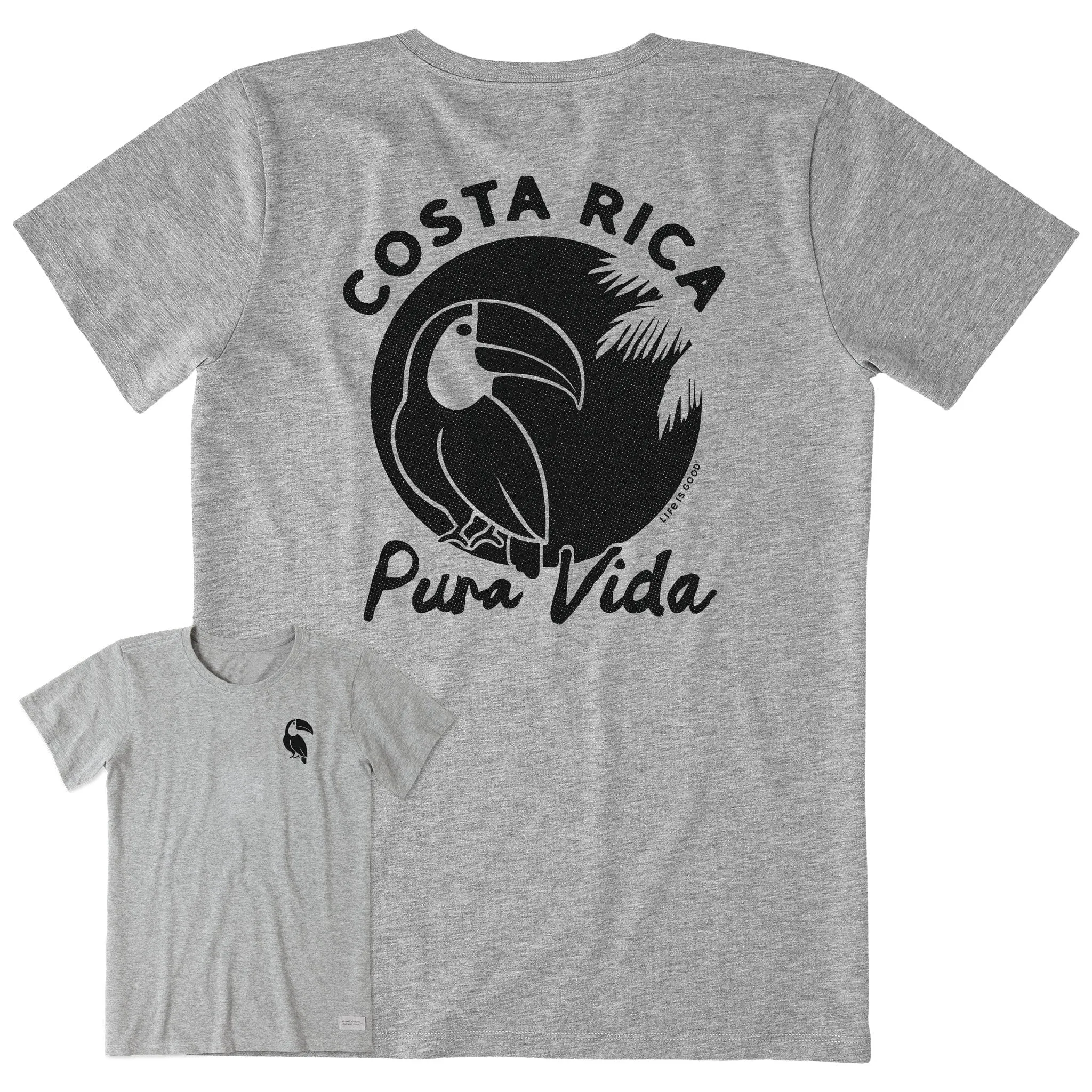 Women's Costa Rica Pura Vida Short Sleeve Crusher Tee sold by Life is Good