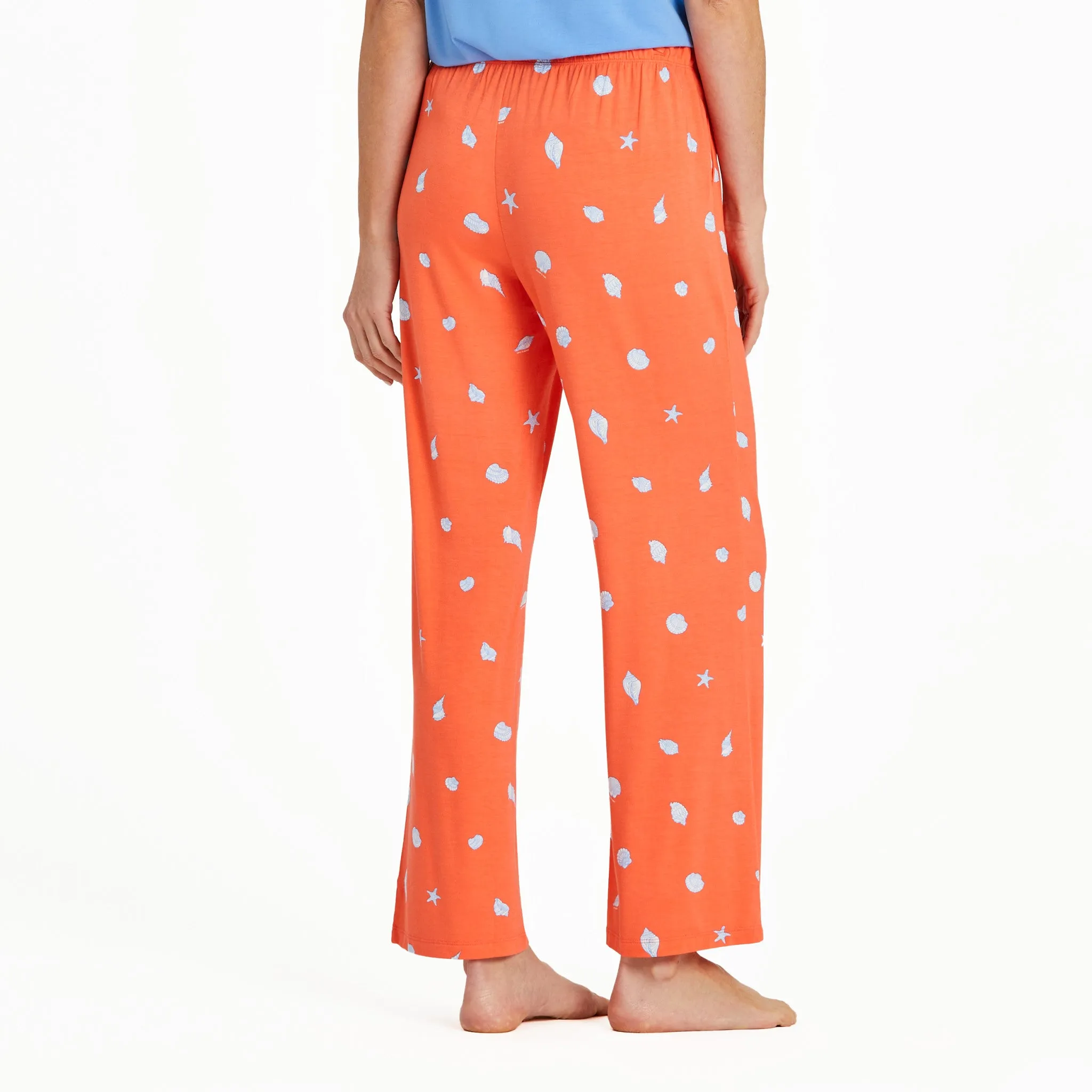 Women's Detailed Seashell Pattern Lightweight Sleep Pant sold by Life is Good product image thumbnail 2