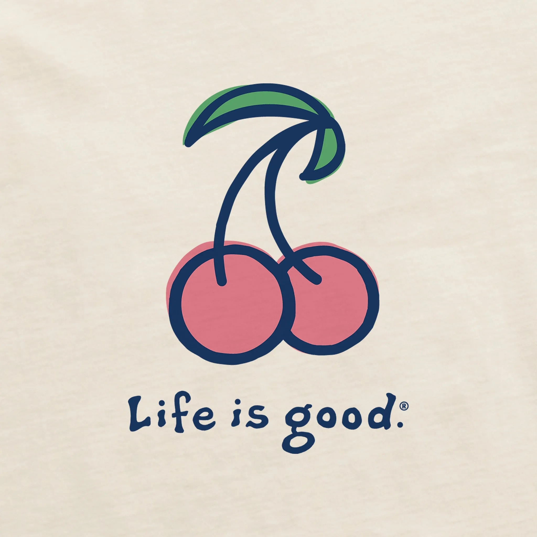 Women's Cherries Vintage Crusher-LITE Shrunken Tee sold by Life is Good product image thumbnail 2