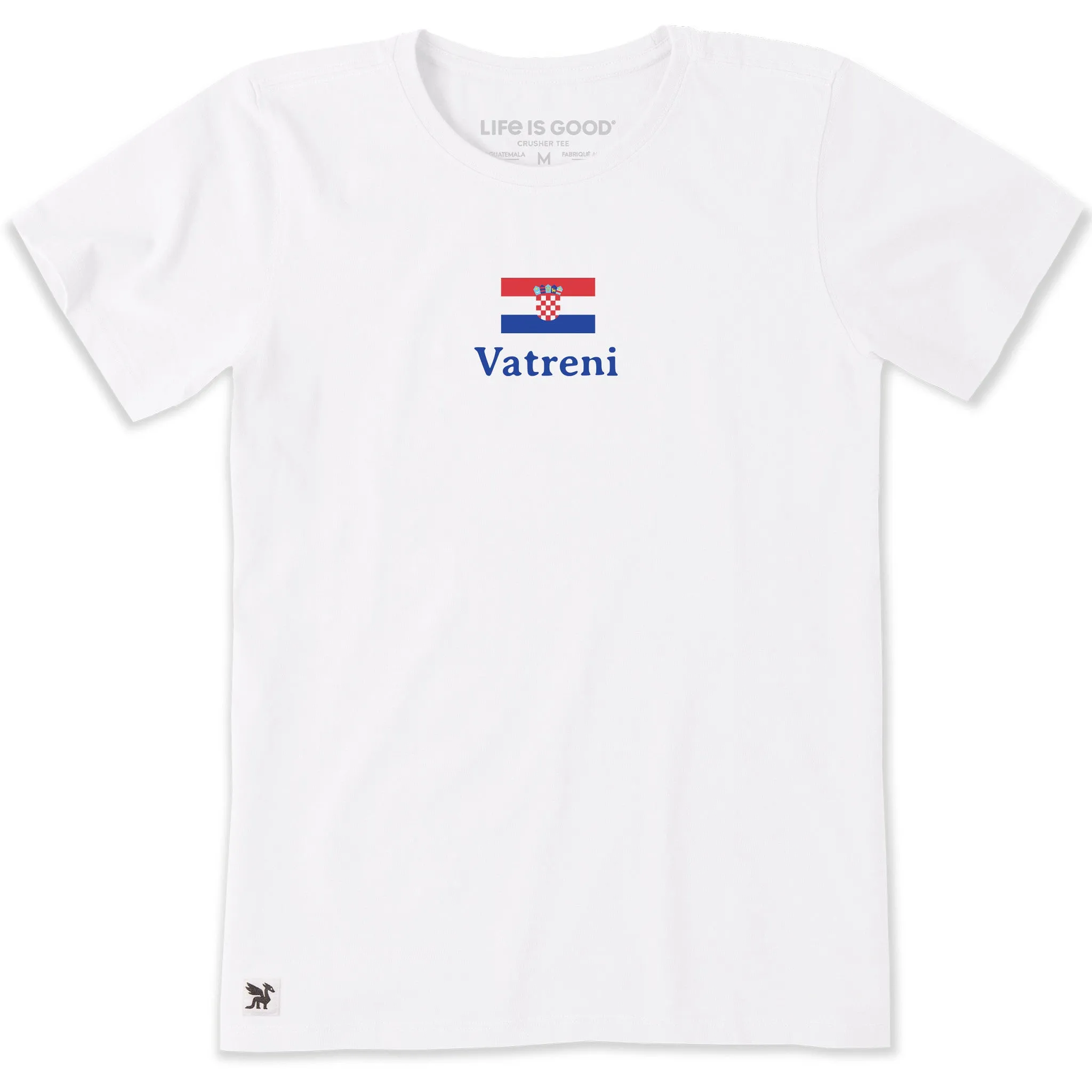 Women's Croatia Vatreni Short Sleeve Crusher Tee sold by Life is Good