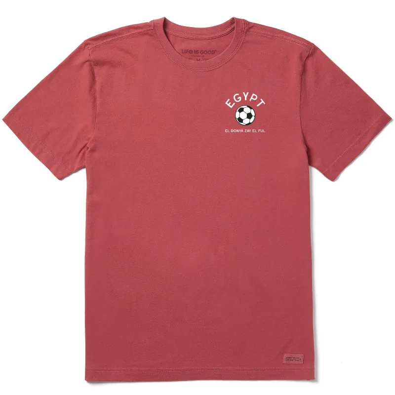 Men's Egypt Soccer Short Sleeve Crusher Tee made by Life is Good