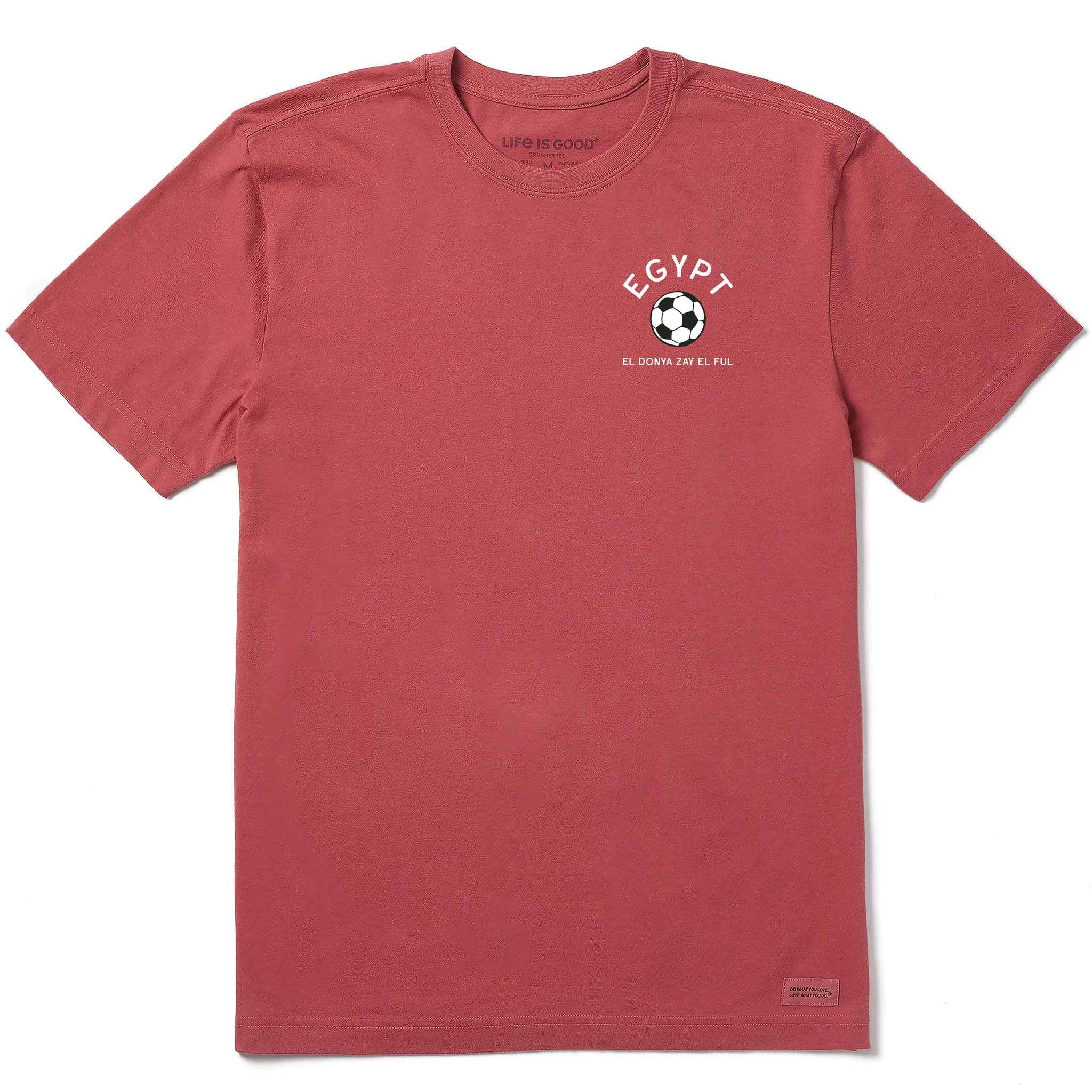 Men's Egypt Soccer Short Sleeve Crusher Tee sold by Life is Good