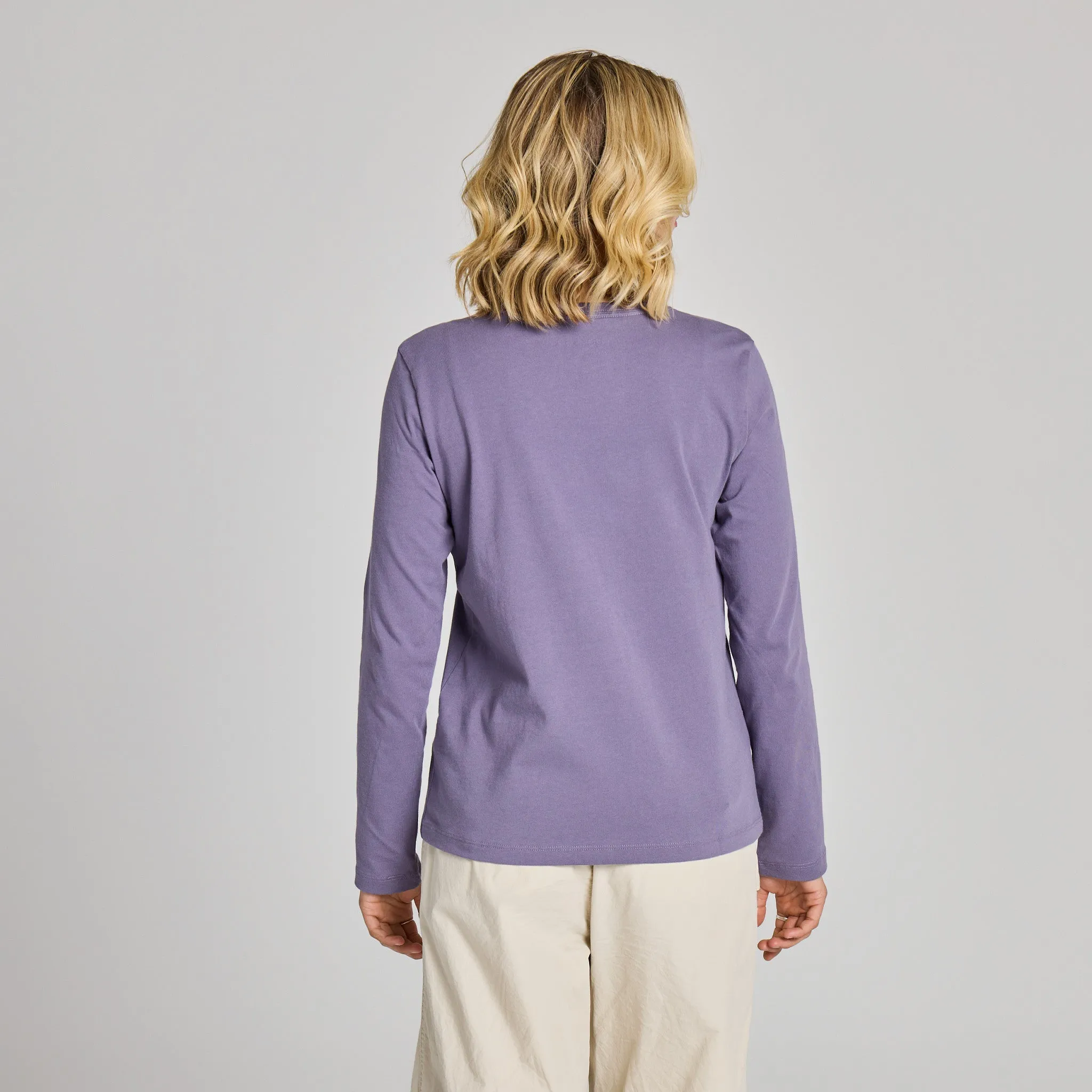 Women's Grace in Bloom Long Sleeve Crusher Vee sold by Life is Good product image thumbnail 2