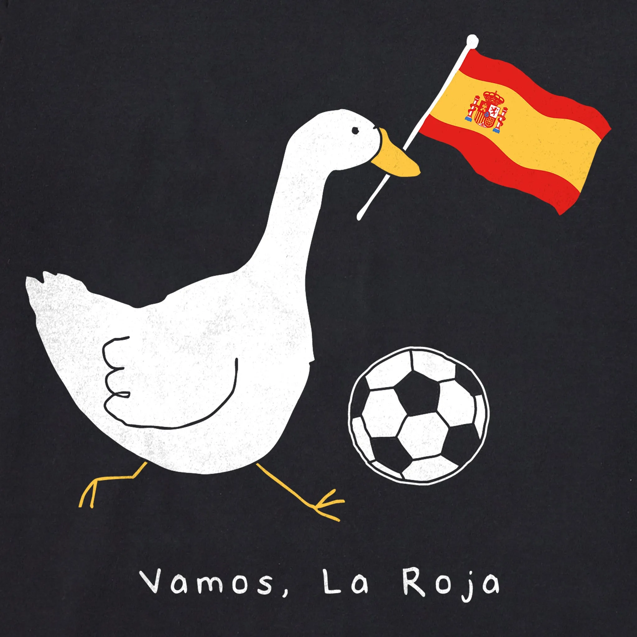 Women's Silly Goose Soccer Spain Short Sleeve Tee sold by Life is Good product image thumbnail 4