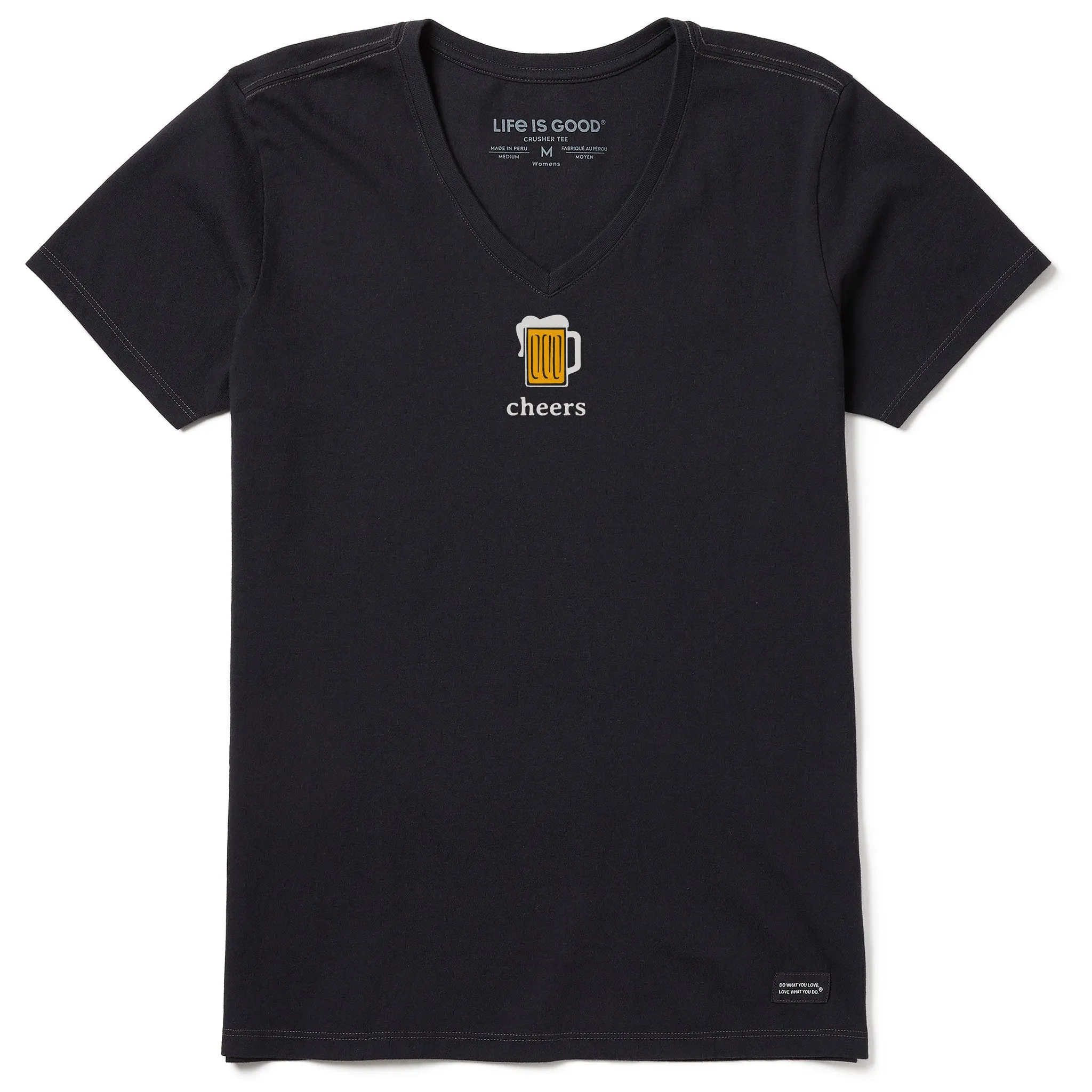 Women's Cheers Beer Mug Short Sleeve Vee sold by Life is Good product image thumbnail 3