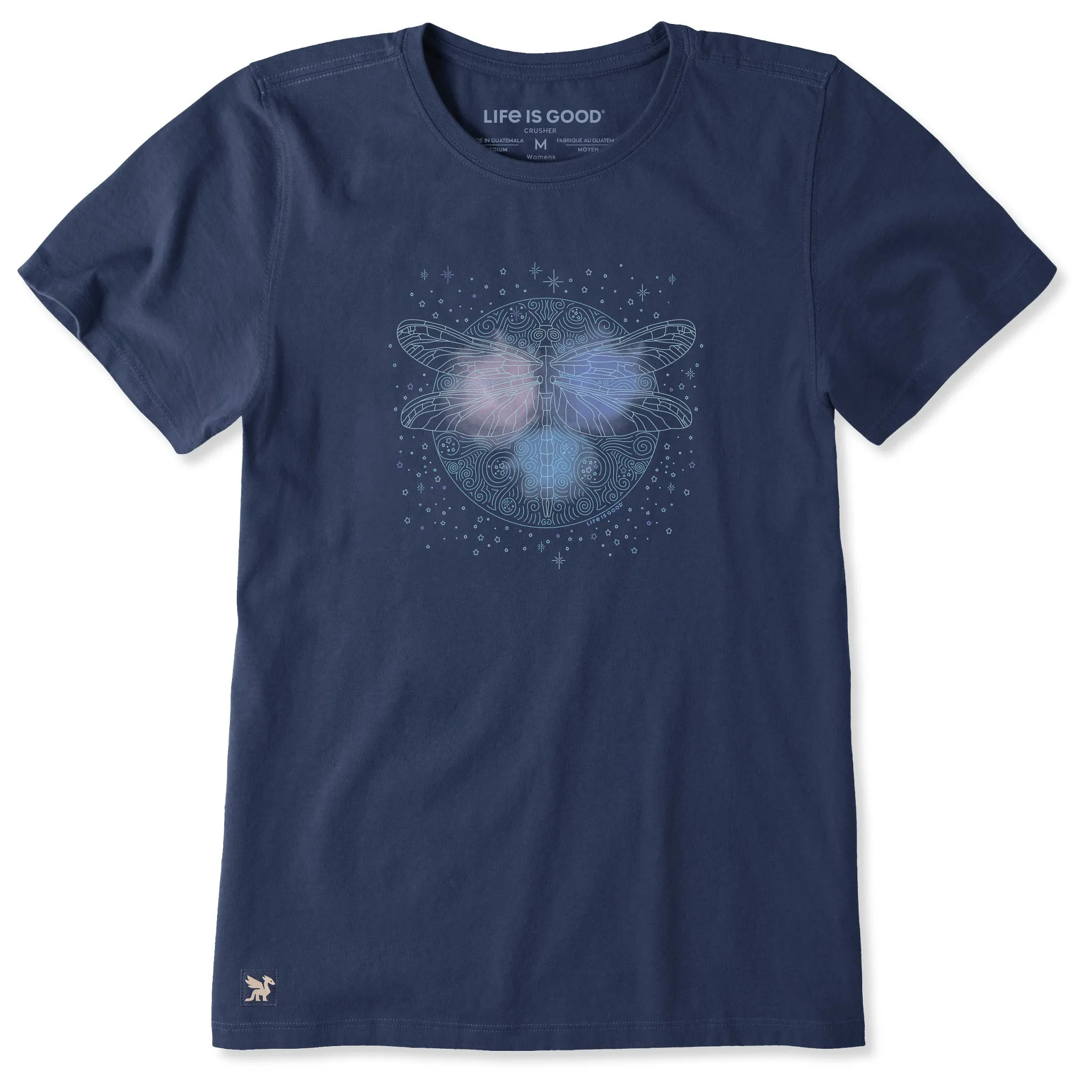 Women's Dragonfly Moon Short Sleeve Tee sold by Life is Good product image thumbnail 3