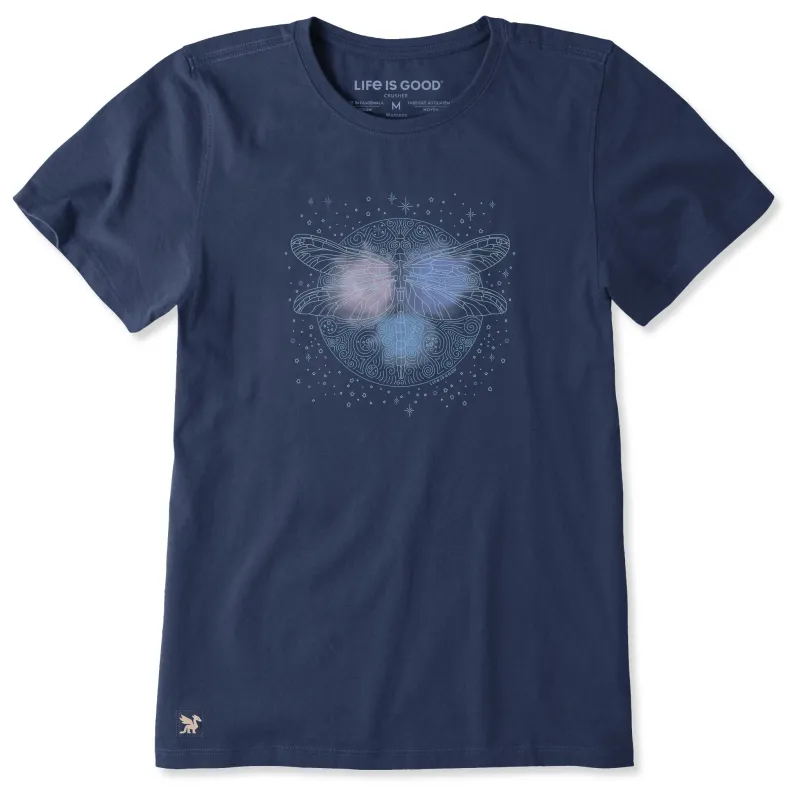 Women's Dragonfly Moon Short Sleeve Tee made by Life is Good