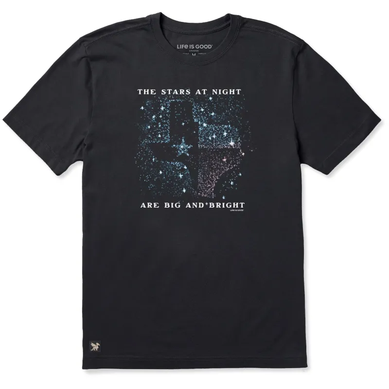 Men's Texas Stars are Big and Bright Short Sleeve Tee made by Life is Good