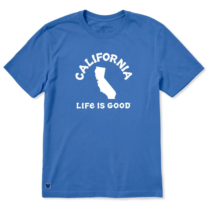 Men's California Life is Good Short Sleeve Tee made by Life is Good