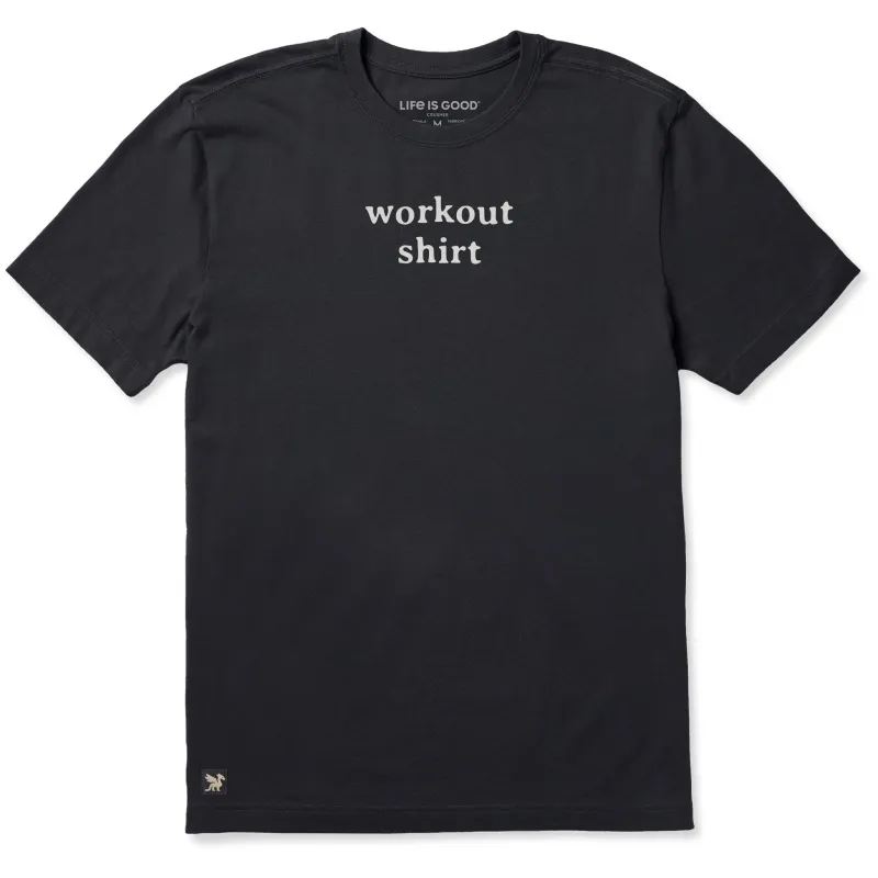 Men's Workout Shirt Simple Short Sleeve Tee made by Life is Good