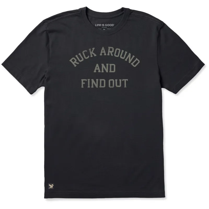 Men's Ruck Around and Find Out Short Sleeve Tee made by Life is Good